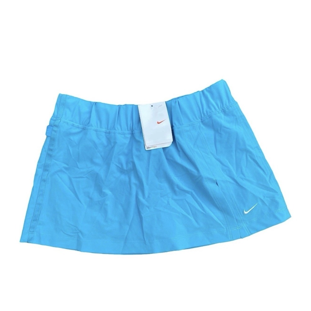 Nike FitDry Tennis/Golf Skirt Skort Women's Small Blue 348359 Bottoms NWT